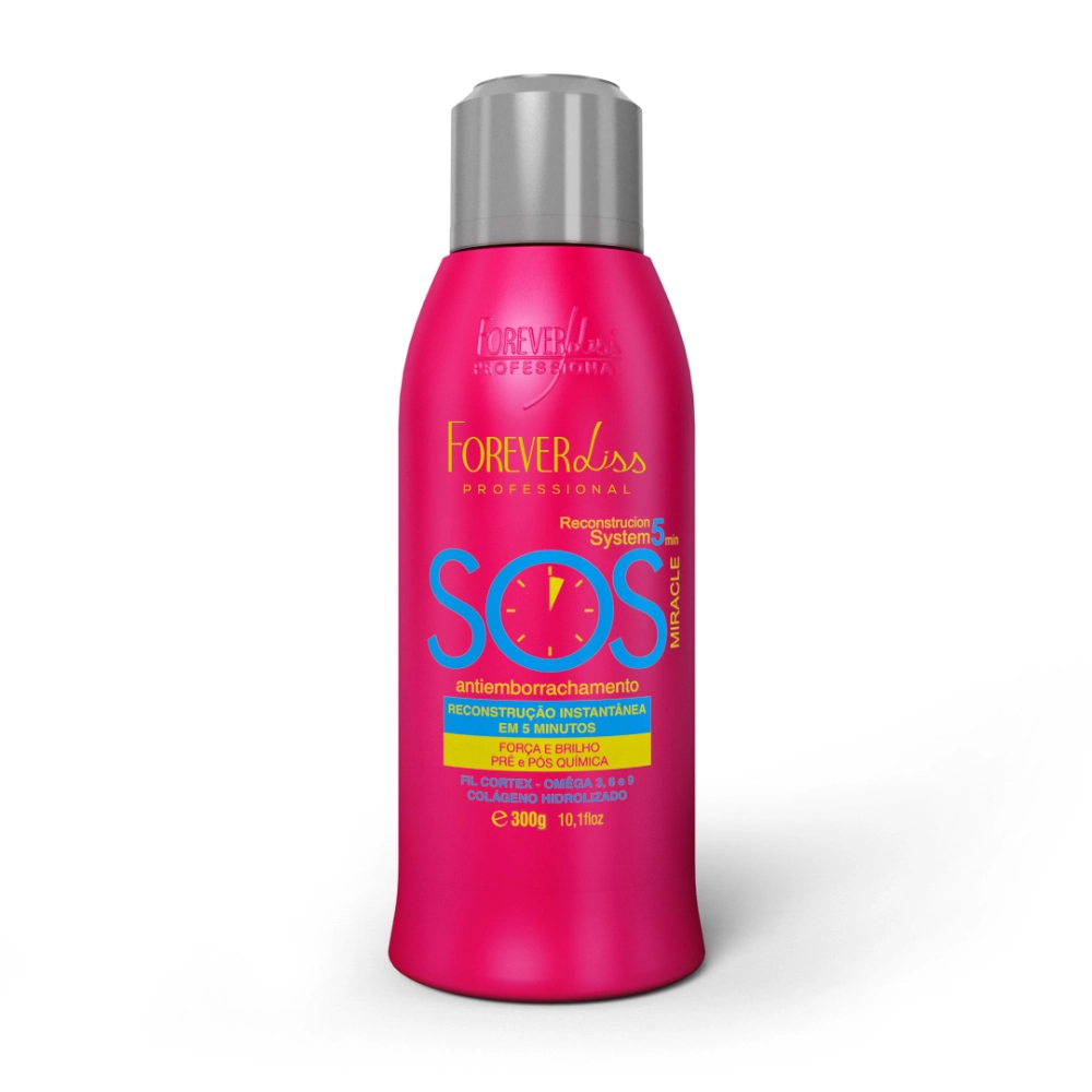 Bisnaga do Reconstrutor SOS Antiemborrachamento 300g da Forever Liss